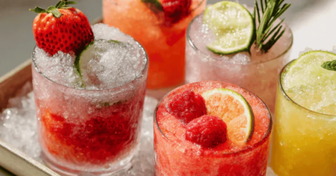 binda catering drinks display at southa asian wedding 