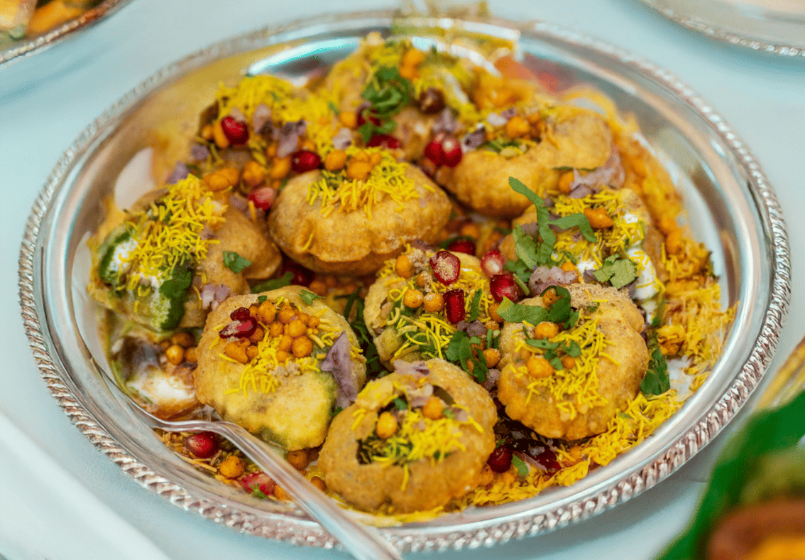 binda catering pani puri at wedding